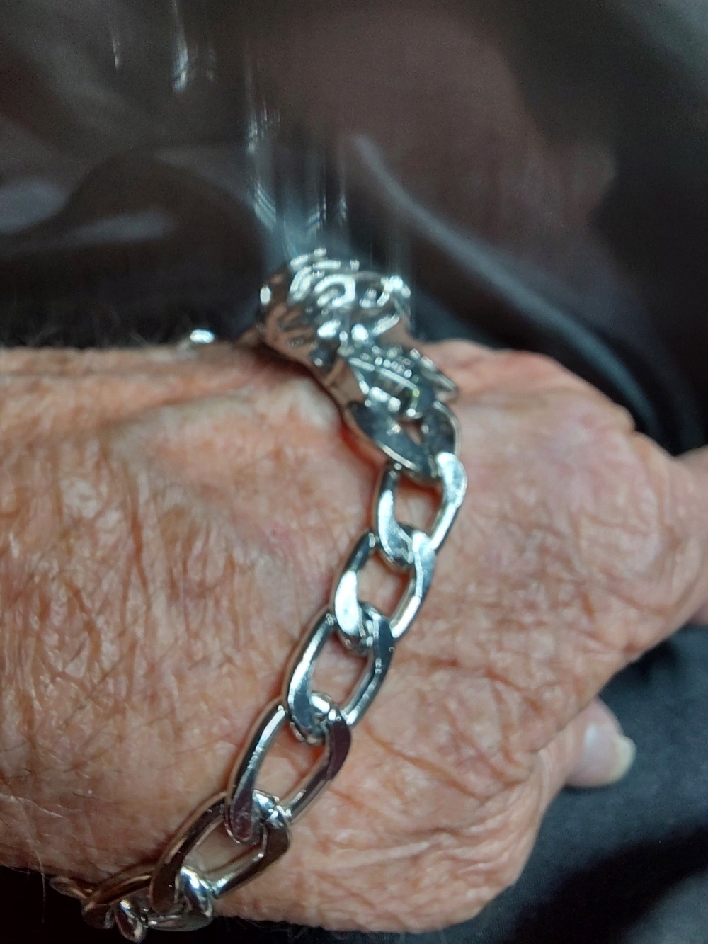 Biker Skull Chain Braclet